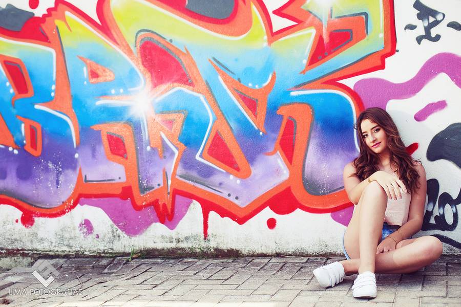 ensaio debutante de Ensaio pré 15 anos - Bruna