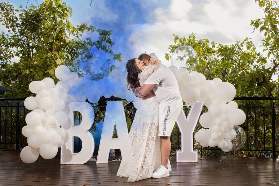 família de Chá Ravelação Maria Luiza