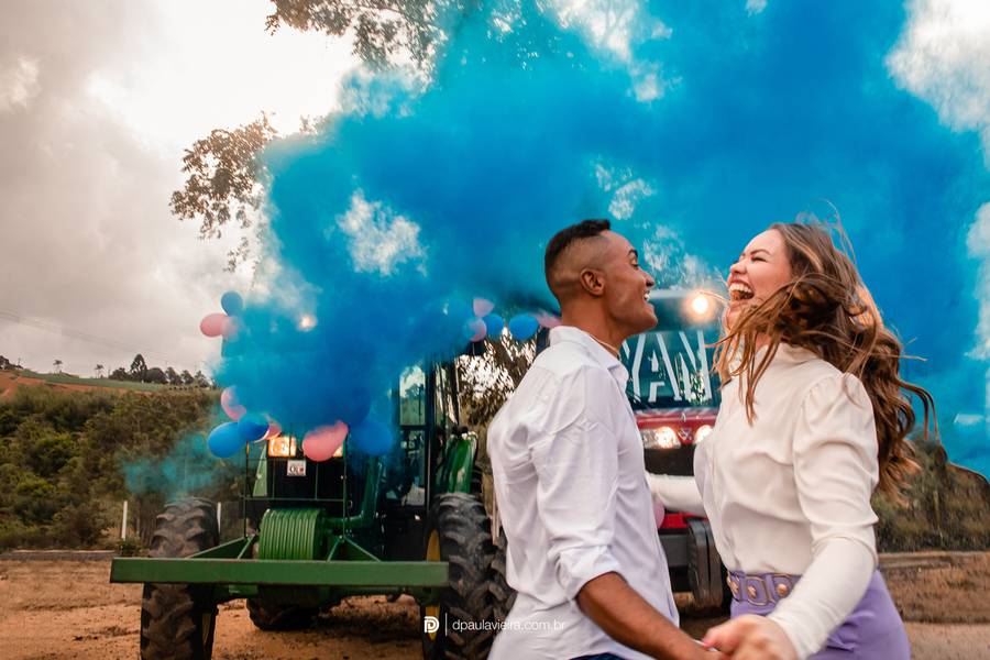 Ensaio Externo de Chá Revelação Milena e Jorge