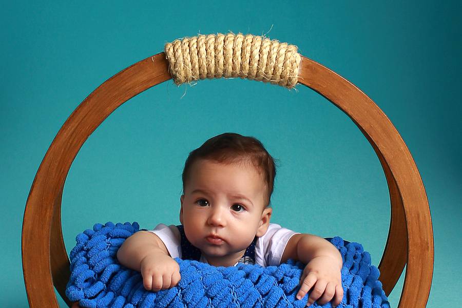Estúdio Bebê de Noah 4 meses