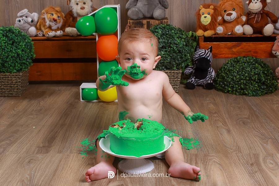 Estúdio Bebê de Davi Lucca- Smash The cake