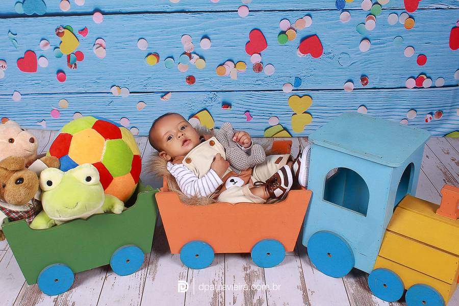 Estúdio Bebê de Matheus 4 ° mês