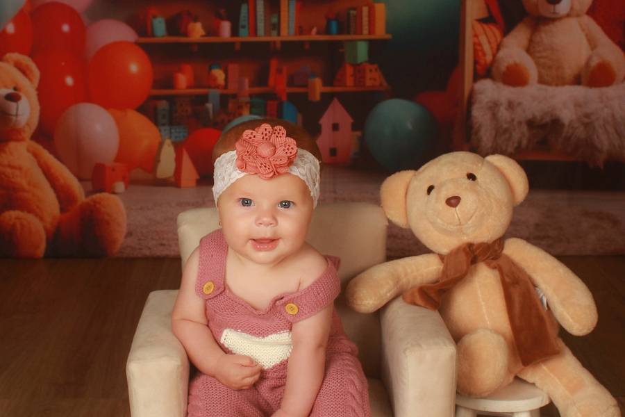 Estúdio Bebê de Elena - 5°mês