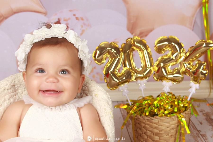 Estúdio Bebê de Maria Clara 6° mês