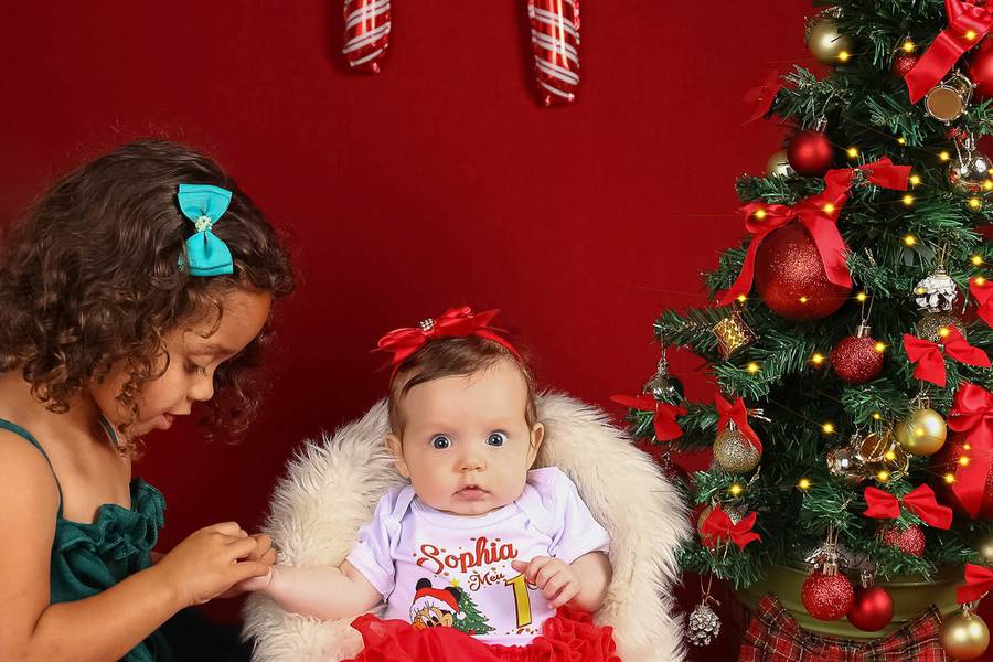 Estúdio Bebê de Estela e Sophia - Natal 