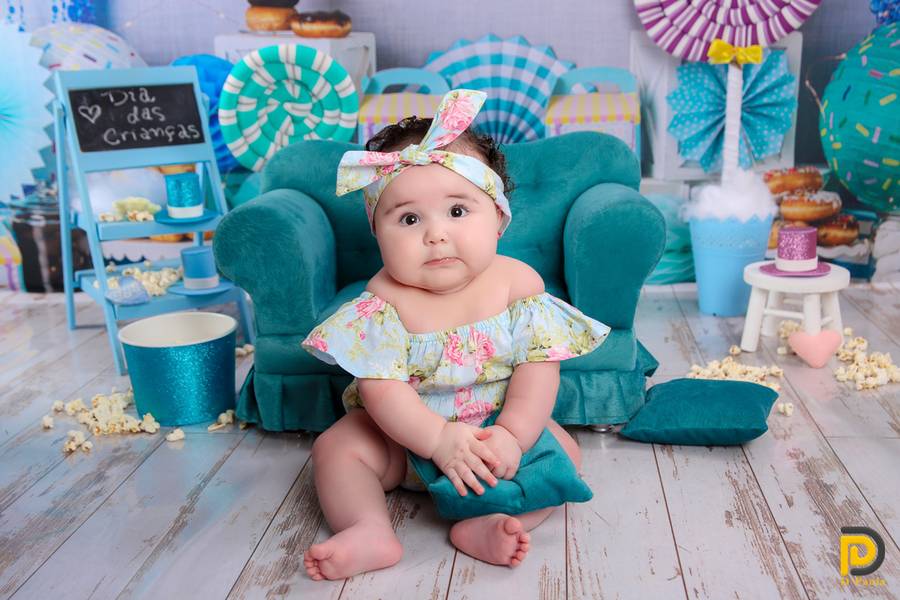 Estúdio Bebê de Hellena 4º mês 