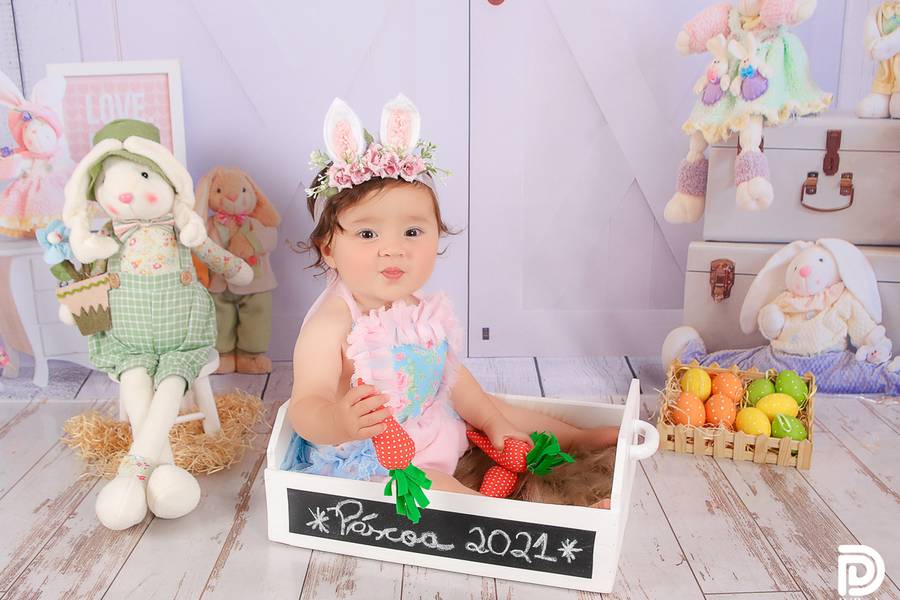 Estúdio Bebê de Sophia 8º mês