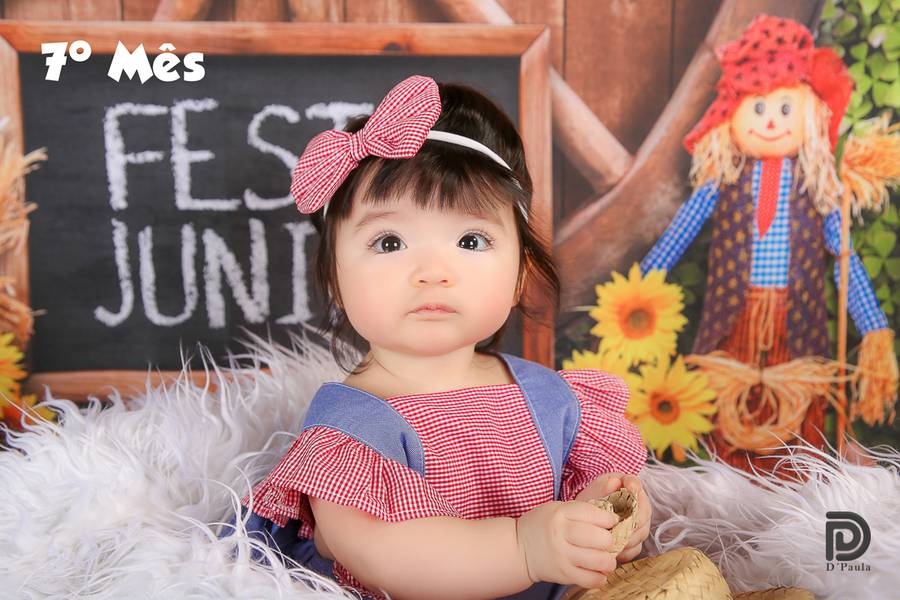 Estúdio Bebê de Alicia 7° mês