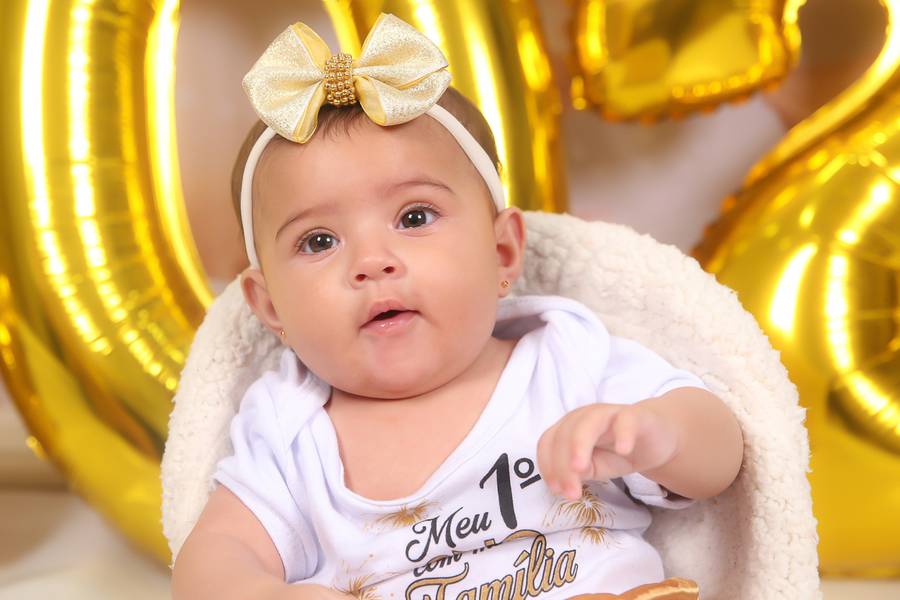 Estúdio Bebê de MARIA JULYA 5°MÊS