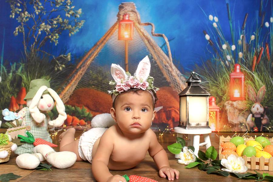 Estúdio Bebê de Maria Julya - 8º Mês