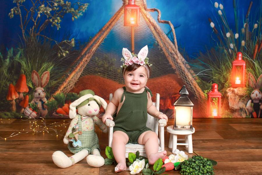 Estúdio Bebê de Maria Alice - 9º Mês