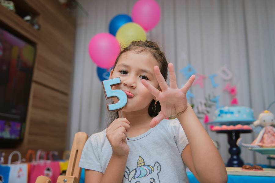 festa em casa de Malu 5 anos