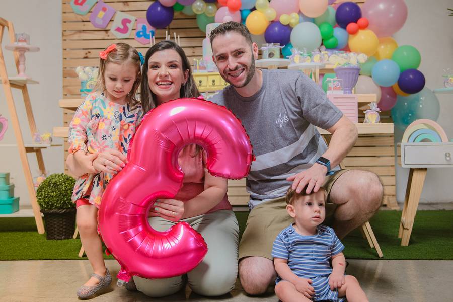 festa infantil de Luisa 3 anos