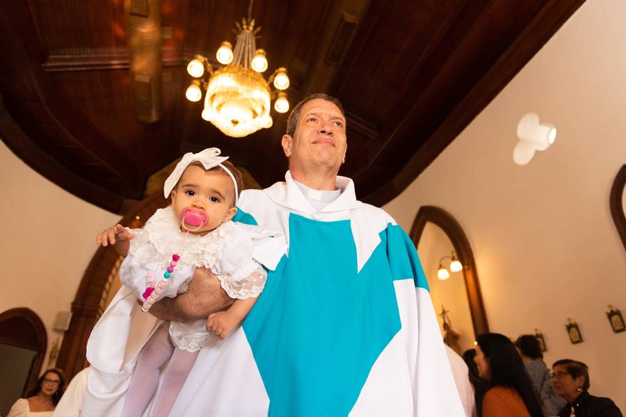 Evento Infantil de Batizado da Flora