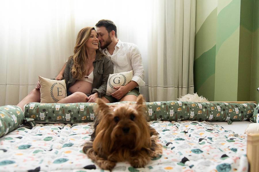 Ensaio de Gestante de Esperando Dudu