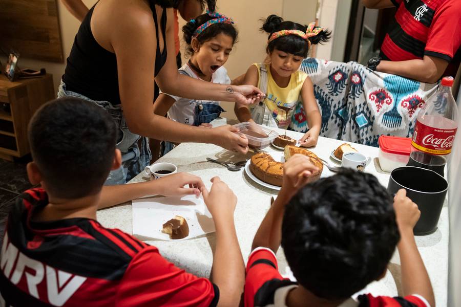 Projeto Um Dia de Família que torce unida: os Beviláqua