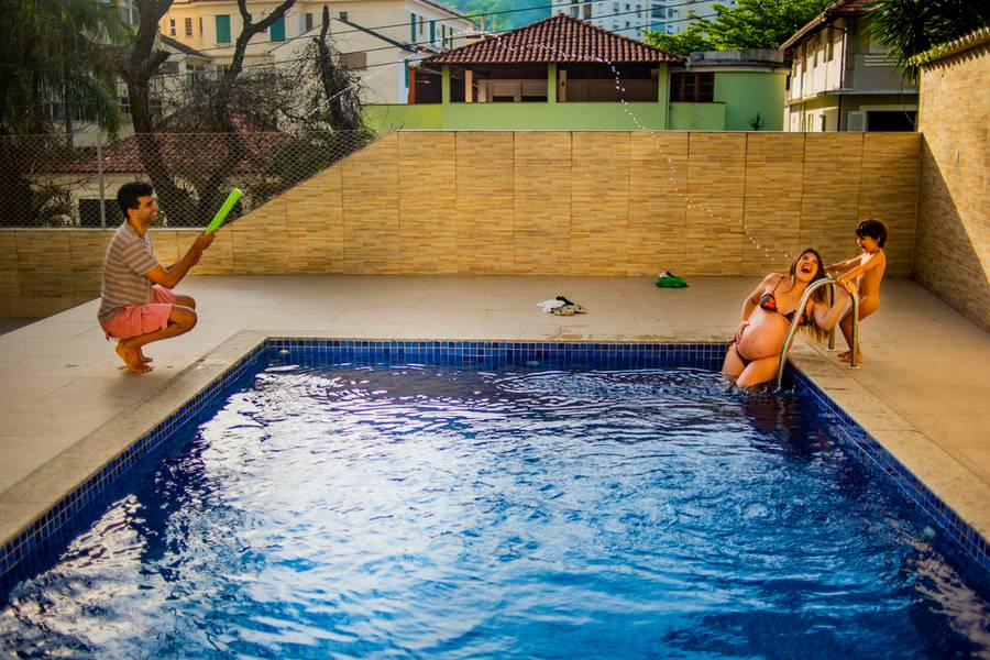 Ensaio de Gestante de Esperando Clarice