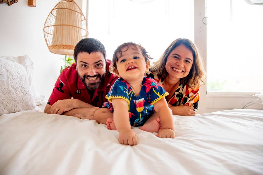 Ensaios de Família de Lara 1 ano