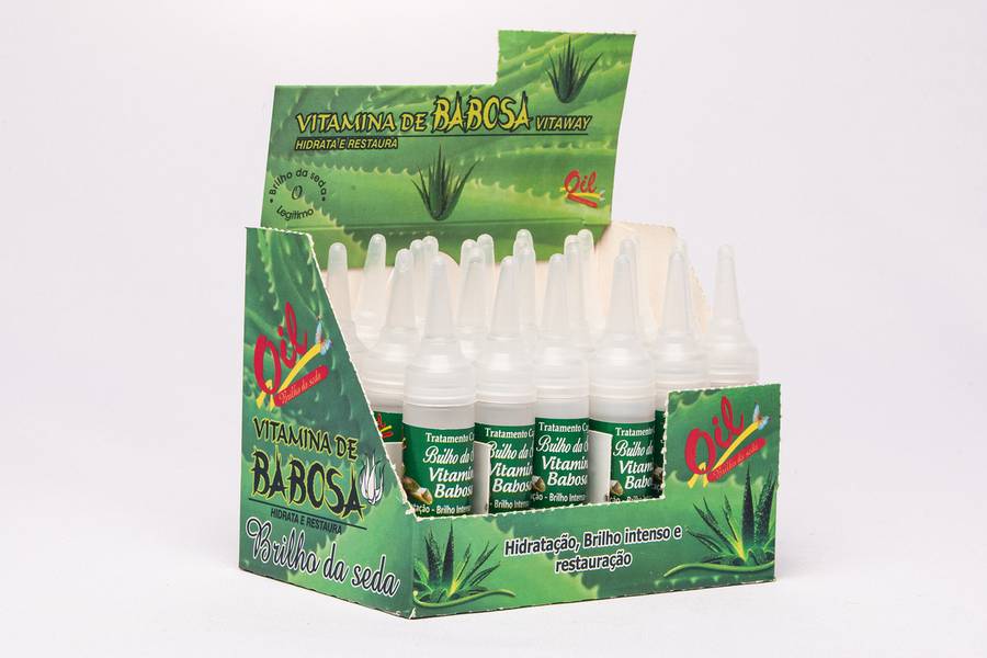 Produtos de Óleo Capilar Brilho da Seda Babosa