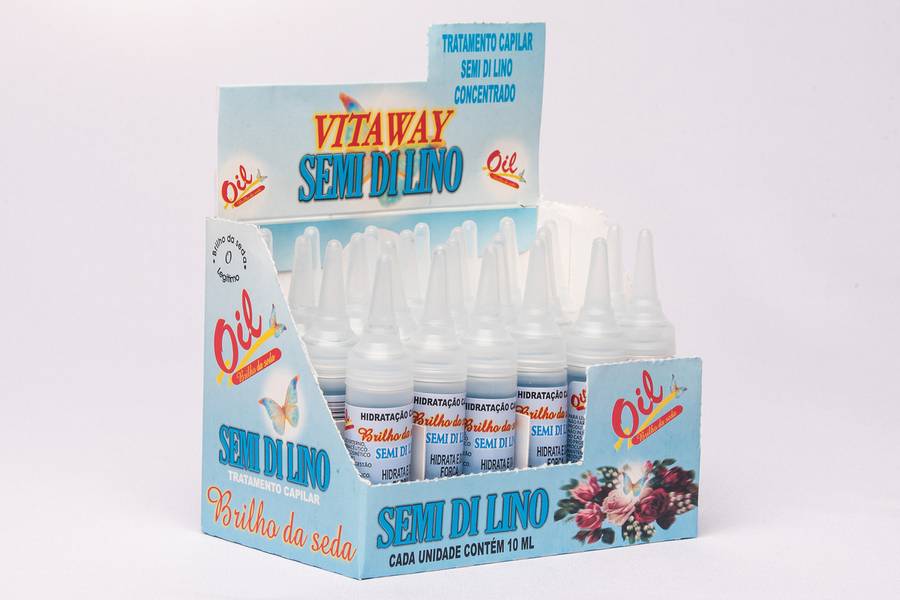 Produtos de Vitaway Semi Di Lino -Tratamento Capilar Brilho da Seda Vitamina