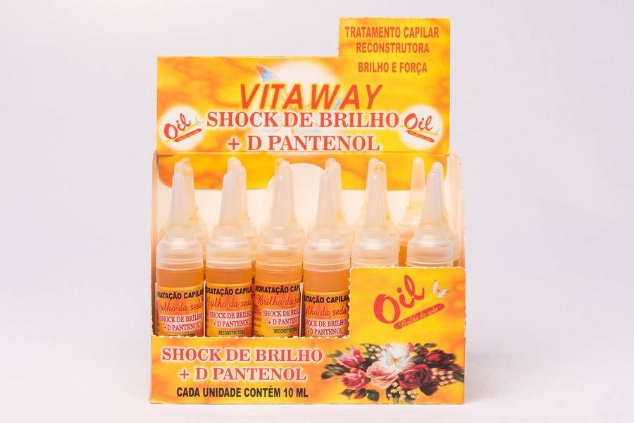 Produtos de Vitaway Shock de Brilho -Hidratação Capilar Brilho da Seda Shock