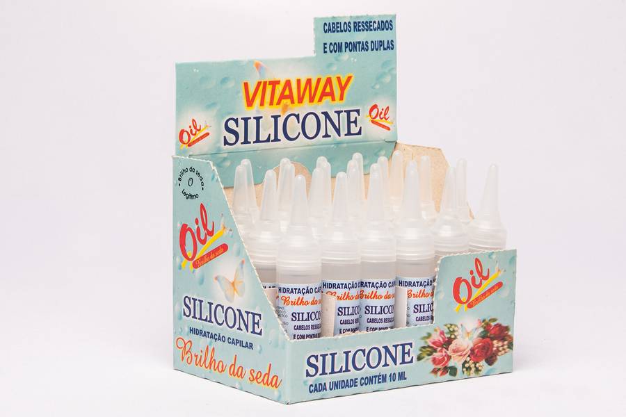 Produtos de Vitaway Silicone -Tratamento Capilar Brilho da Seda Vitamina Sili