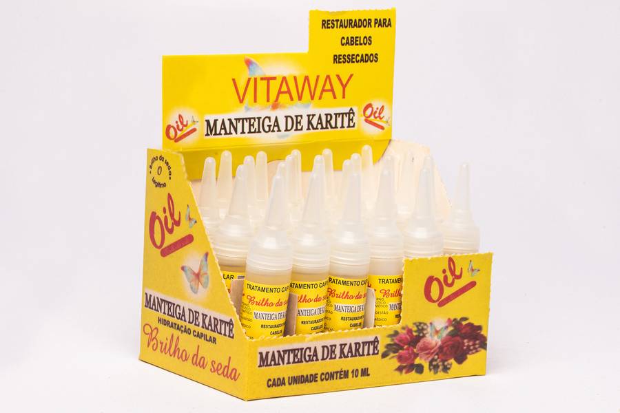Produtos de Vitaway Manteiga de Karitê -Tratamento capilar Brilho da Seda Vit