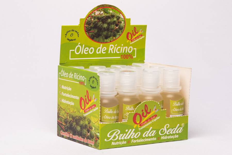 Produtos de Óleo Capilar Brilho da Seda Rícino