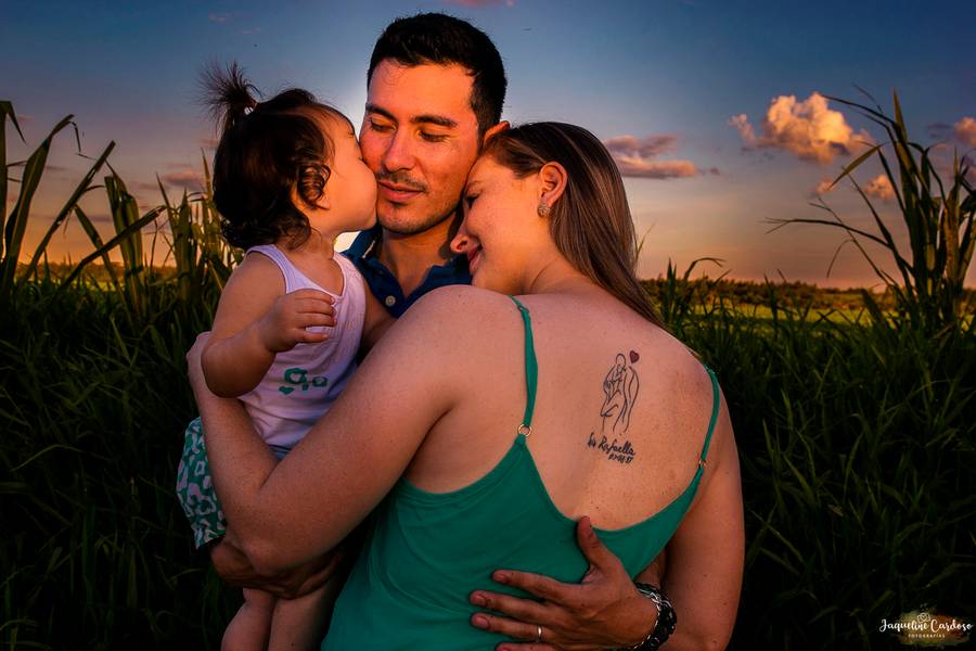 Familia de Ensaio de família- Marcos, Mara e Isis....