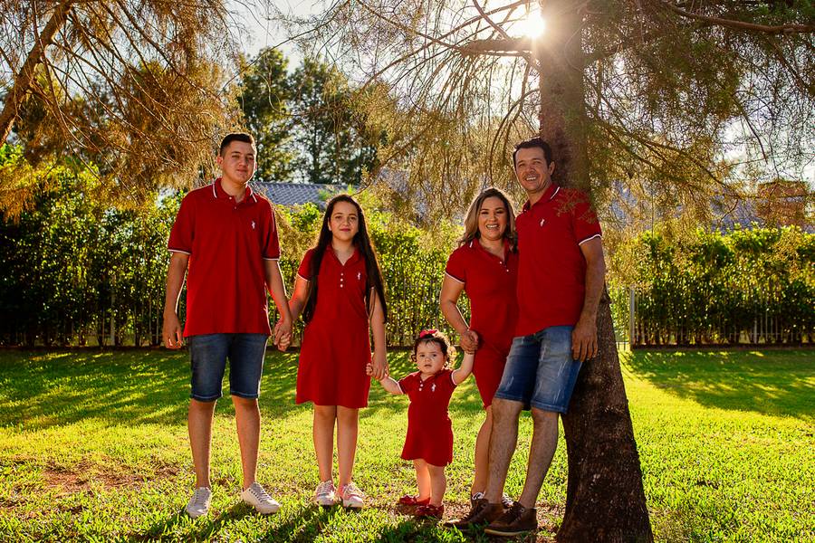 Familia de Ensaio de família -Sofia , Emerson, Keuller, Katleen e Khyara.