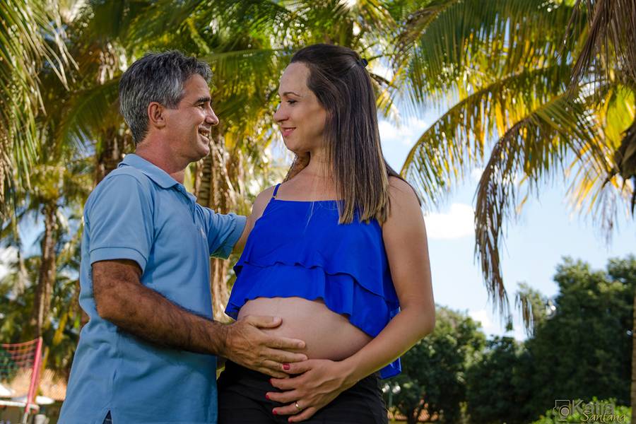 Gestantes de Gravidez  Carina e Juvenal