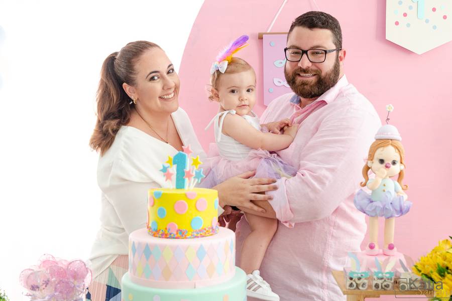 Aniversário Infantil de Primeiro aninho Lívia