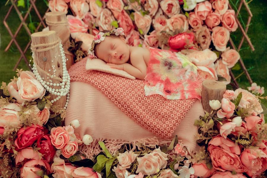 Newborn de Ensaio Newborn Menina