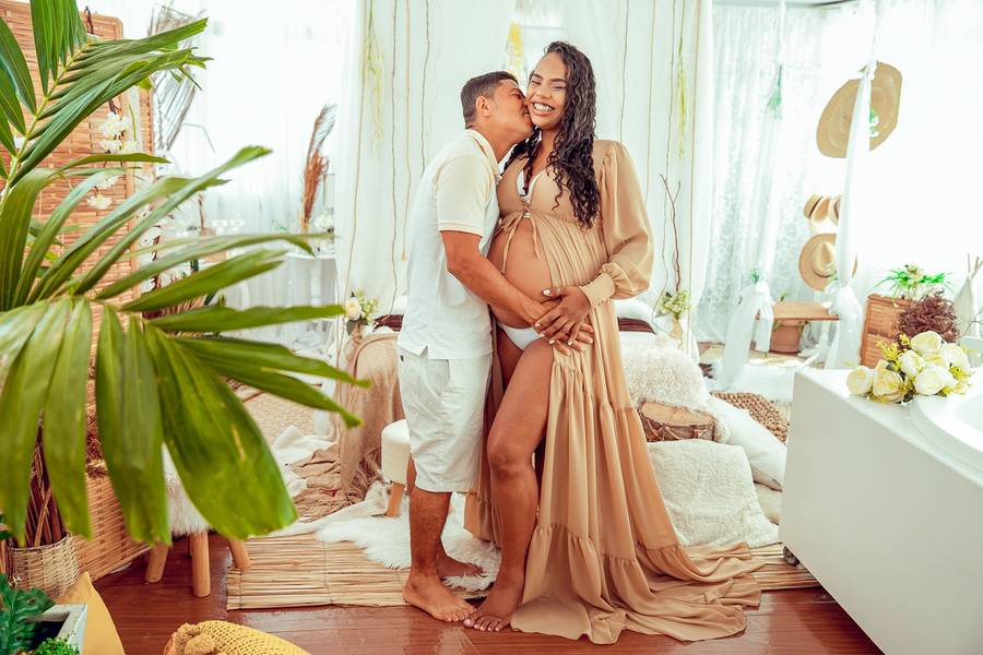 Gestante de Ensaio Gestante