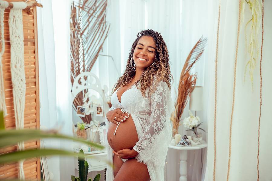 Gestante de Ensaio Gestante