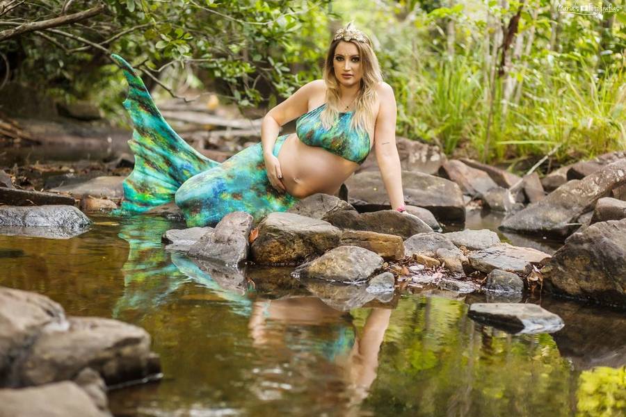 Sereia de Ensaio GESTANTE SEREIA