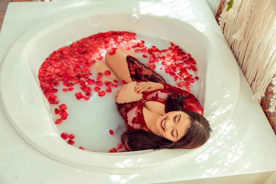 Gestante de Gestante Banheira