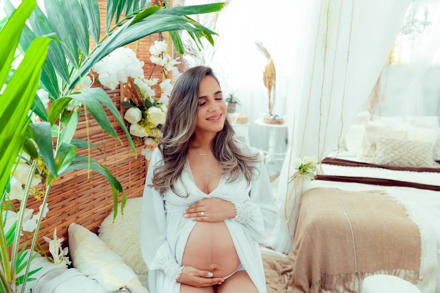 Gestante de Gestante Quarto Rústico