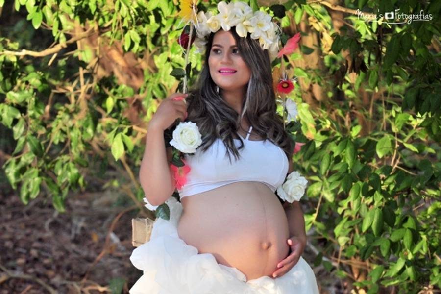 Gestante de Ensaio Gestante Aline