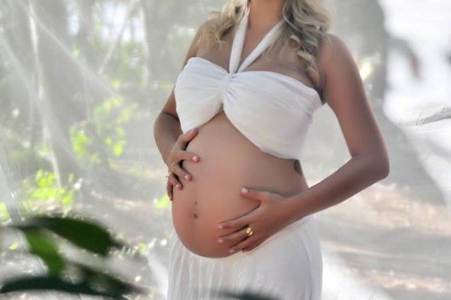 Gestante de Ensaio Gestante