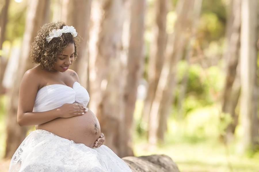 Gestante de Ensaio Gestante