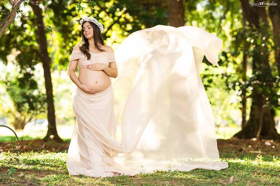 Gestante de Ensaio Gestante
