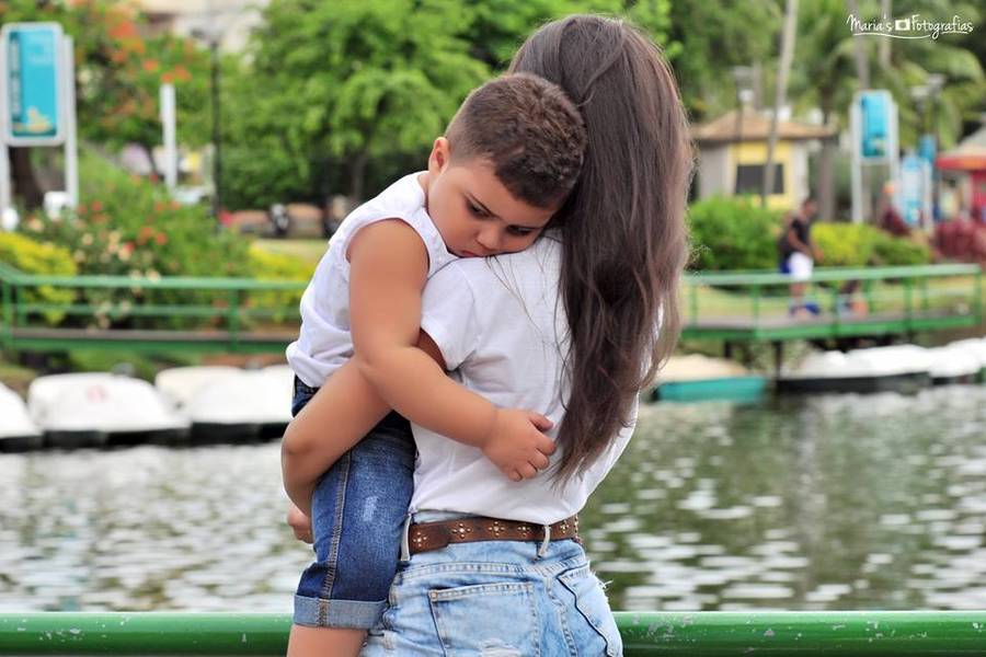 Família de Ensaio Mãe e Filho