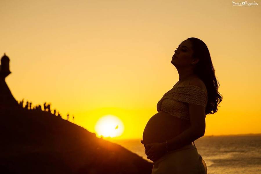 Gestante de Ensaio Gestante