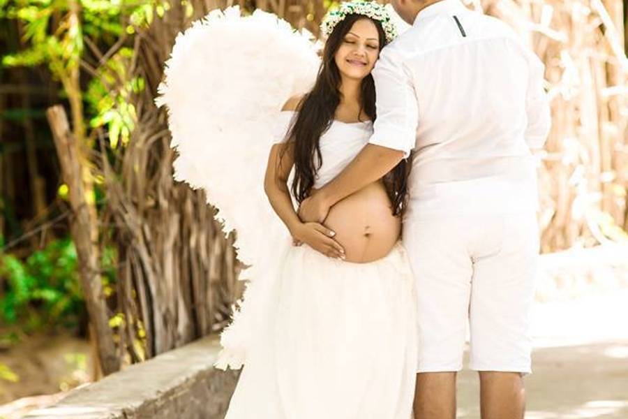 Gestante de Ensaio Gestante