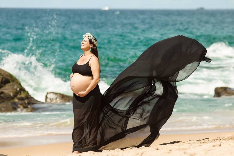 Gestante de Ensaio Gestante