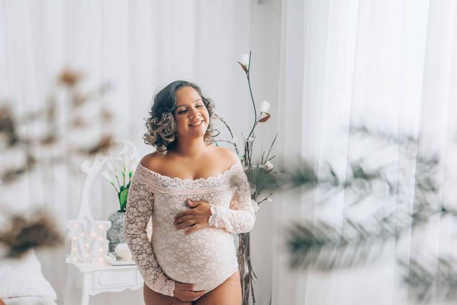 Gestante de Ensaio Gestante