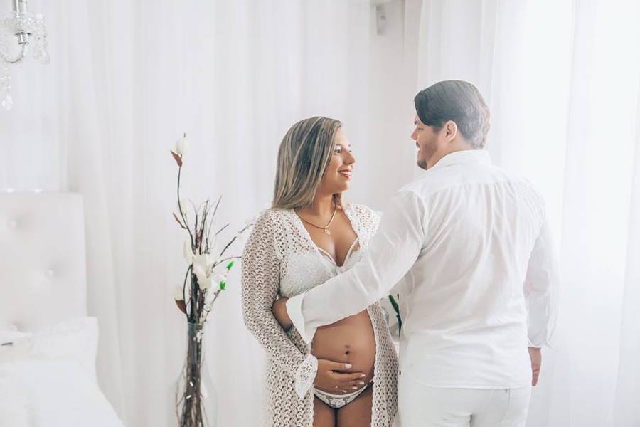 Gestante de Ensaio Gestante - Studio