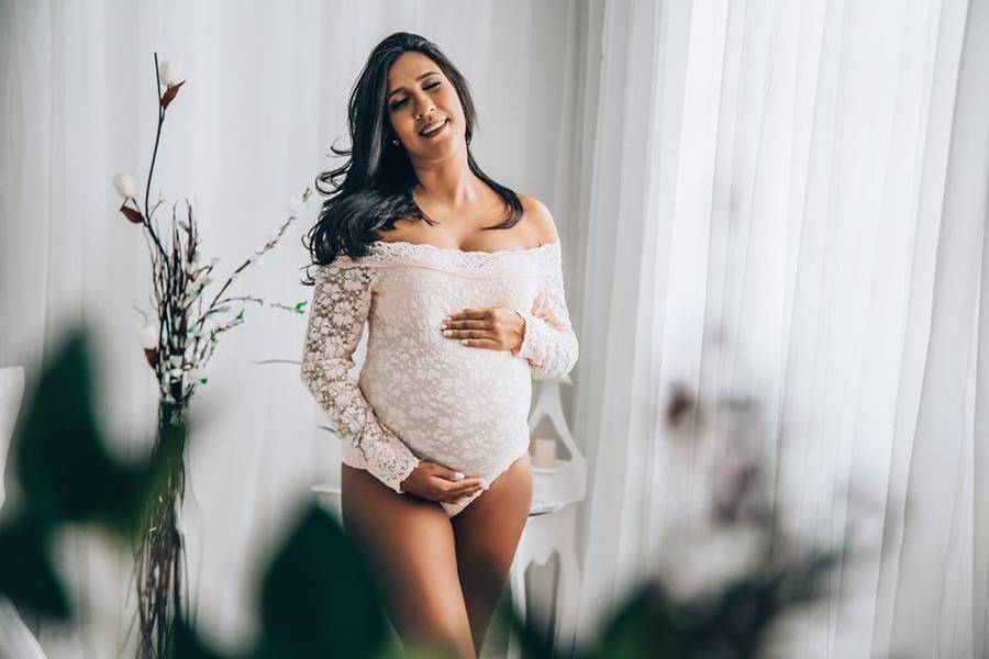 Gestante de Ensaio Gestante - Studio