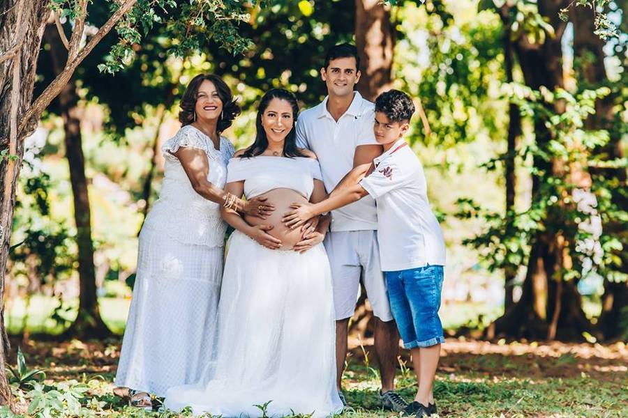 Gestante de Ensaio Gestante